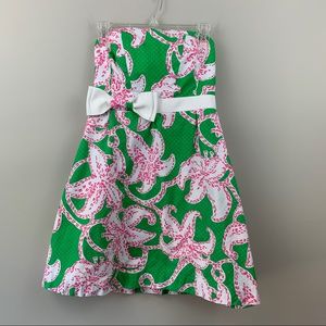 Lilly Pulitzer Prep Green Pink Twinkle Dress